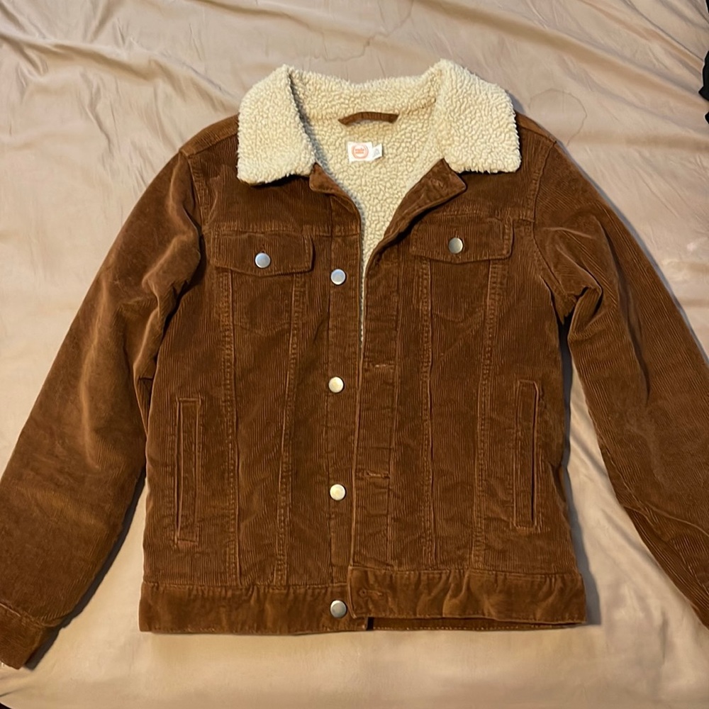 Kids brown corduroy jacket
